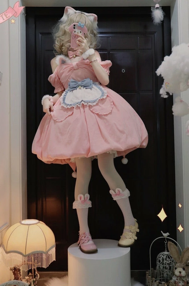 EverythingCuteClub Buy 1 Dress Get 1 Dress Free Limited Time Only Magic Cat Maid Lolita Dress Please Read Product Info Page Dress + Rompers 6 EverythingCuteClub Buy 1 Dress Get 1 Dress Free Limited Time Only Magic Cat Maid Lolita Dress Please Read Product Info Page Dress + Rompers