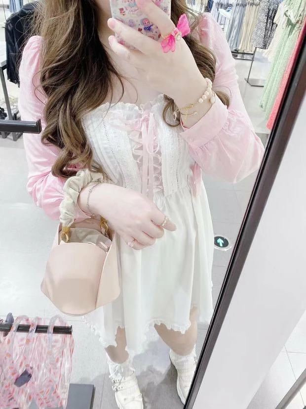 Petiti Fifi Soft Girl White Swan Plus Size Dress 6 Petiti Fifi Soft Girl White Swan Plus Size Dress