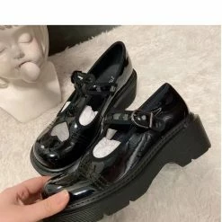 EverythingCuteClub Heart Shape Hollow-carved Design Flatform Shoes Accessories 11 EverythingCuteClub Heart Shape Hollow-carved Design Flatform Shoes Accessories