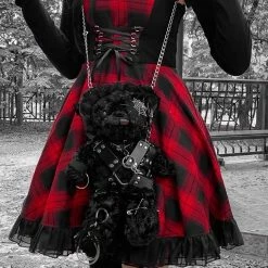 EverythingCuteClub The Gothic Bear From Hell Backpack /shoulder Bag