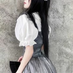 Black Style Dress + Rompers Silver Ash Slip Dress