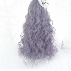 EverythingCuteClub Astrological Witch Grey Purple Hair Wigs