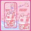 EverythingCuteClub Kirby Bubble Tea Silicon Phone Case Phone Cases + Ipad Cases
