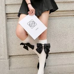 EverythingCuteClub Big Ribbon Calf Socks Buy 2 Get 1 Free Lingerie + Panties + Sleepwear + Socks