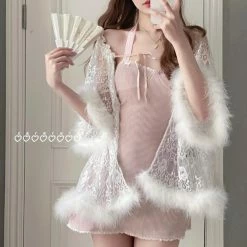 EverythingCuteClub Miss Jenny Silk Halter Dress