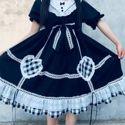 EverythingCuteClub Loveheart Rabbit Casual Lolita One-piece Dress Dress + Rompers