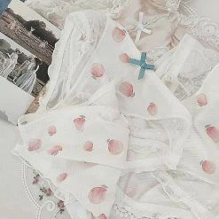 EverythingCuteClub Peaches Underwear Panties Lingerie + Panties + Sleepwear + Socks