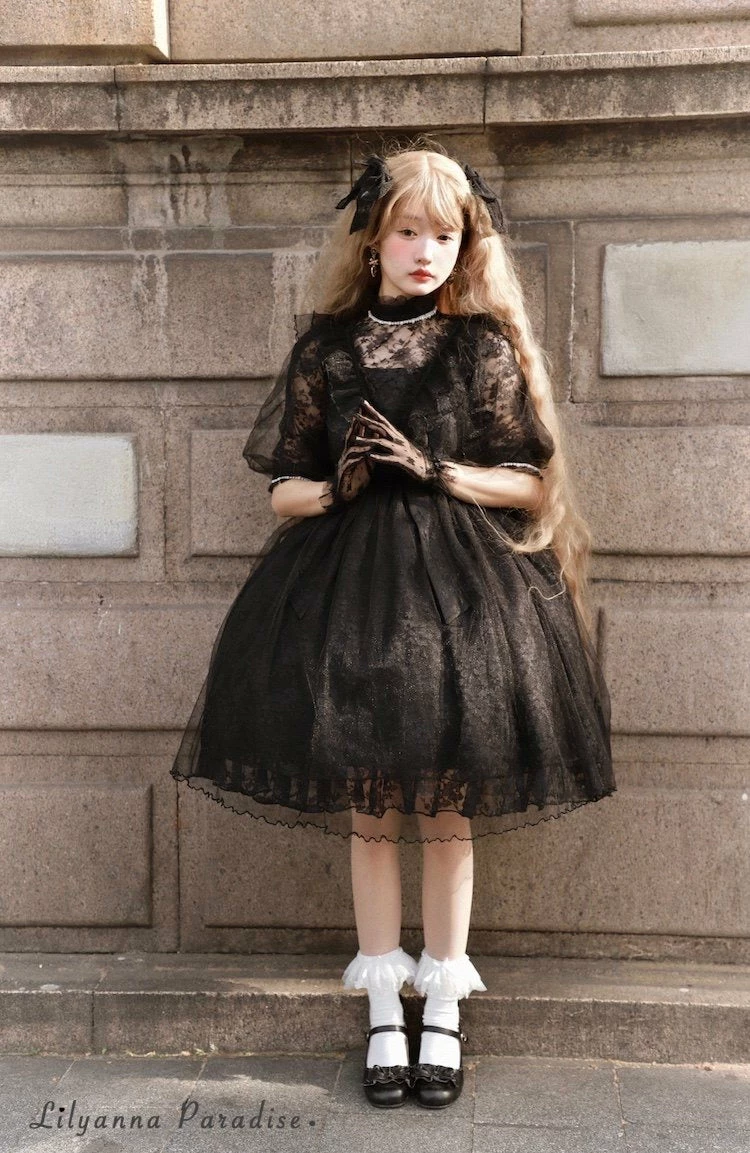 EverythingCuteClub To Tell You Lace Lolita Dress JSK / Lace Shirt 15 EverythingCuteClub To Tell You Lace Lolita Dress JSK / Lace Shirt
