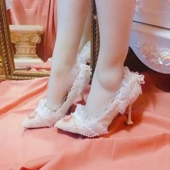 EverythingCuteClub Handcrafted Wedding Style High Heel Shoes Accessories 11 EverythingCuteClub Handcrafted Wedding Style High Heel Shoes Accessories