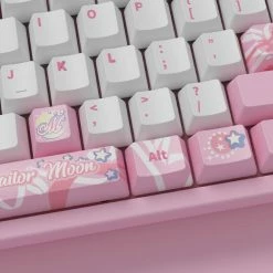 EverythingCuteClub Sailormoon Crystal 108keys Mechanical Keyboard Authentic TTC Switch Keyboard+Headphones +Mouses