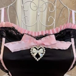Meiniu Black+pink Halter Top / Tutu Skirt