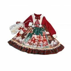EverythingCuteClub Christmas Song Long Sleeve Lolita Dress