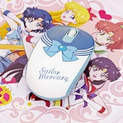 EverythingCuteClub Sailormoon Jupiter Mars Venus Mercury Bluetooth Mouse Keyboard+Headphones +Mouses