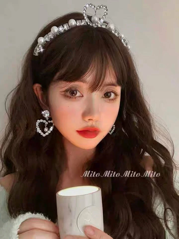 EverythingCuteClub Heart Baby Princess Rhinestone Earrings And Hairband Set Accessories 3 EverythingCuteClub Heart Baby Princess Rhinestone Earrings And Hairband Set Accessories