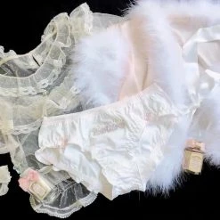 EverythingCuteClub Lingerie + Panties + Sleepwear + Socks Half Sugar 2.0 Cotton Period Panties