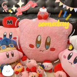 EverythingCuteClub Super Big Kirby Plush Toy Throw Pillow