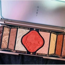 Florasis Peony Exquisitely Carved Flower Pattern Eyeshadow Palette