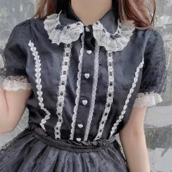 EverythingCuteClub Top Garnett Rabbit Short Sleeve Shirt 8 EverythingCuteClub Top Garnett Rabbit Short Sleeve Shirt