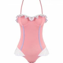 EverythingCuteClub Swimsuit Swim Wear One Piece Sweet Pink Blue Lingerie + Panties + Sleepwear + Socks