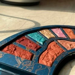 Florasis X Heaven Gaya Luoshenfu Eyeshadow Palette Peony Exquisitely Carved Flower Pattern Makeup Palette