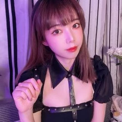 EverythingCuteClub Punk Rabbit Goth Cosplay Set