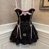 Meiniu Black+pink Halter Top / Tutu Skirt