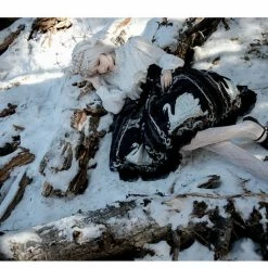 EverythingCuteClub The Death Of Swans SK Midi Dress Bottom