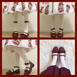 EverythingCuteClub Meiruru Leather Shoes Low Heel Sheep Puff Accessories 29 EverythingCuteClub Meiruru Leather Shoes Low Heel Sheep Puff Accessories