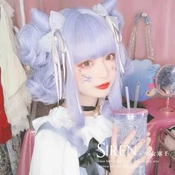 EverythingCuteClub Cosplay Accessories Siren Hair Wigs