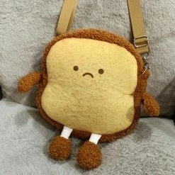 EverythingCuteClub Emotion Toast Bag Happy/sad Face Accessories