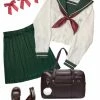 EverythingCuteClub Inuyasha Kagome Higurashi (日暮 かごめ) Same Style Japan Uniform Skirt Cosplay / Daily Top 2 EverythingCuteClub Inuyasha Kagome Higurashi (日暮 かごめ) Same Style Japan Uniform Skirt Cosplay / Daily Top