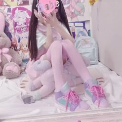 EverythingCuteClub Dress + Rompers Baby Heart Strap Dress