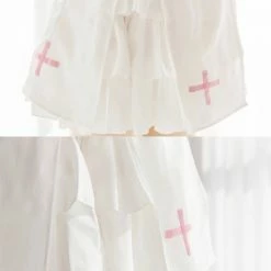 EverythingCuteClub Lingerie + Panties + Sleepwear + Socks Nurse Pinky Lingerie Set Cosplay