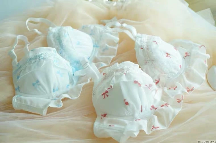 EverythingCuteClub Lingerie + Panties + Sleepwear + Socks Bowknot Girlish Bra Sets Big Size Available 7 EverythingCuteClub Lingerie + Panties + Sleepwear + Socks Bowknot Girlish Bra Sets Big Size Available