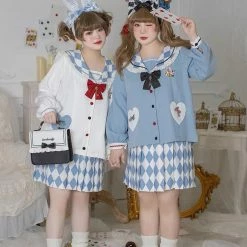 EverythingCuteClub Plus Size More Kawaii Alice Seifuku Tops / Skirt 11 EverythingCuteClub Plus Size More Kawaii Alice Seifuku Tops / Skirt