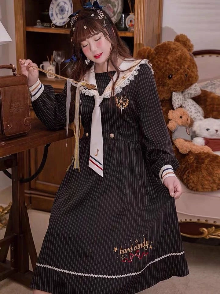 EverythingCuteClub Dress + Rompers The Melody In Your Heart Plus Size Cute Dress Chubby Girl 3 EverythingCuteClub Dress + Rompers The Melody In Your Heart Plus Size Cute Dress Chubby Girl