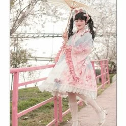 EverythingCuteClub Top The Melody Of Sakura Plus Size Lolita Fashion Kimono Style 21 EverythingCuteClub Top The Melody Of Sakura Plus Size Lolita Fashion Kimono Style
