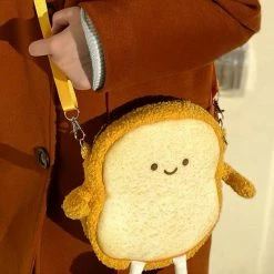 EverythingCuteClub Emotion Toast Bag Happy/sad Face Accessories