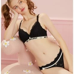 EverythingCuteClub My Melody Curiosity Bralette Summer Spring Lingerie Lingerie + Panties + Sleepwear + Socks