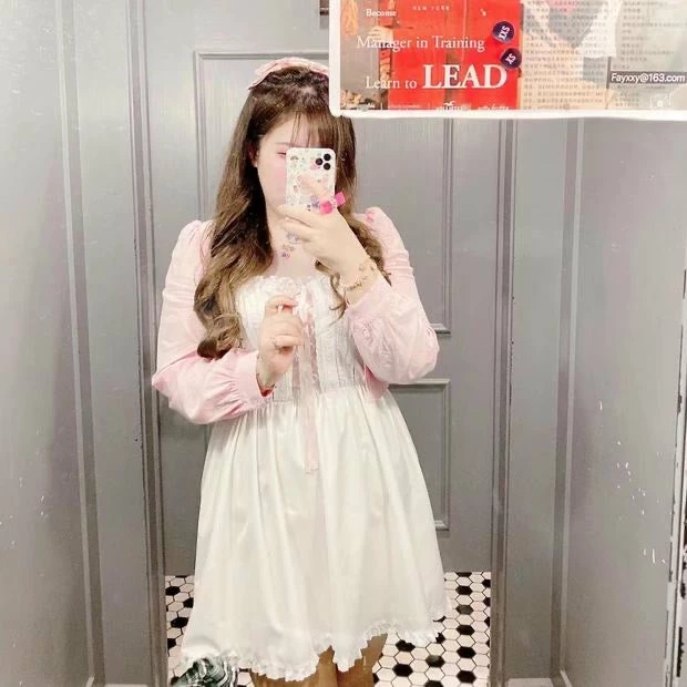 Petiti Fifi Soft Girl White Swan Plus Size Dress 4 Petiti Fifi Soft Girl White Swan Plus Size Dress