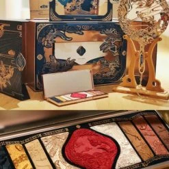EverythingCuteClub Sales 17 Florasis Peony Exquisitely Carved Flower Pattern Eyeshadow Palette