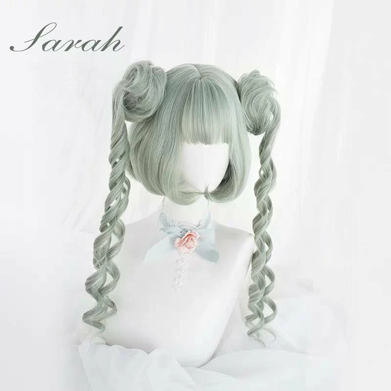 EverythingCuteClub Cosplay Accessories Sarah Green Hair Wigs 3 EverythingCuteClub Cosplay Accessories Sarah Green Hair Wigs