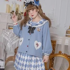 EverythingCuteClub Plus Size More Kawaii Alice Seifuku Tops / Skirt 10 EverythingCuteClub Plus Size More Kawaii Alice Seifuku Tops / Skirt