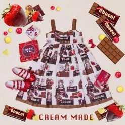 EverythingCuteClub Choco Chocolate Cat Jsk Lolita Dress