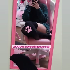 EverythingCuteClub Lingerie + Panties + Sleepwear + Socks Cat 3D Paw Stockings Meow Neko Cat Socks Thigh High 21 EverythingCuteClub Lingerie + Panties + Sleepwear + Socks Cat 3D Paw Stockings Meow Neko Cat Socks Thigh High