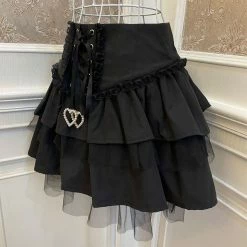 Meiniu Black+pink Halter Top / Tutu Skirt