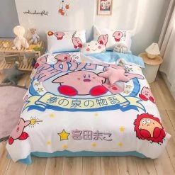 EverythingCuteClub Bed Linen / Bedding Sets Kirby Bed Linen Duvet Cover Pillow Case Bed Sheet 10 EverythingCuteClub Bed Linen / Bedding Sets Kirby Bed Linen Duvet Cover Pillow Case Bed Sheet