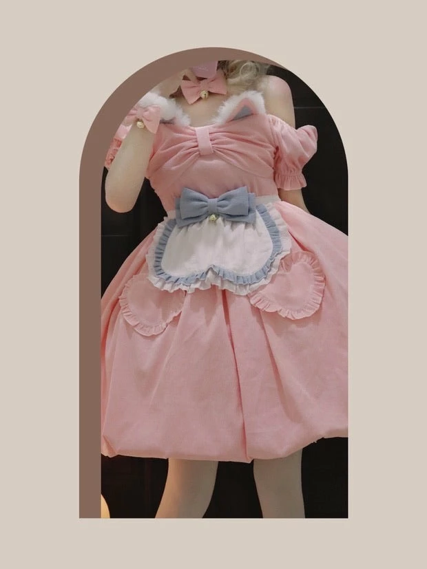 EverythingCuteClub Buy 1 Dress Get 1 Dress Free Limited Time Only Magic Cat Maid Lolita Dress Please Read Product Info Page Dress + Rompers 4 EverythingCuteClub Buy 1 Dress Get 1 Dress Free Limited Time Only Magic Cat Maid Lolita Dress Please Read Product Info Page Dress + Rompers