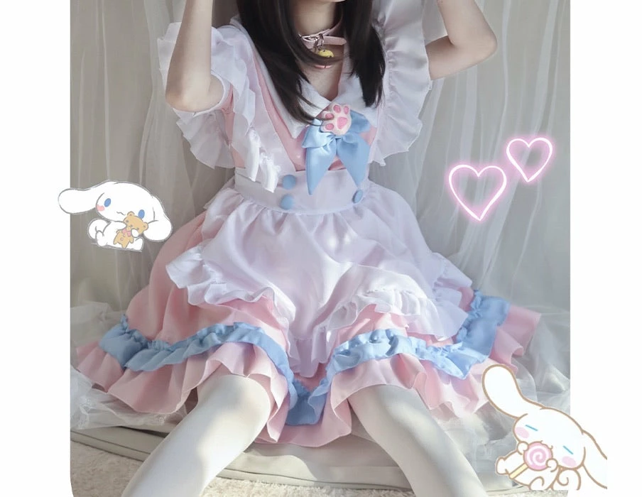 EverythingCuteClub Lingerie + Panties + Sleepwear + Socks Neko Cat Pink Maid Costume Cosplay 3 EverythingCuteClub Lingerie + Panties + Sleepwear + Socks Neko Cat Pink Maid Costume Cosplay