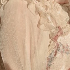 EverythingCuteClub Glitter Girl Butterfly Sleeve Transparent Blouse Lolita Top